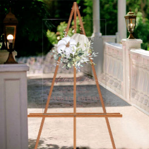 Fall In Love Pumpkin Wedding Welcome Sign 