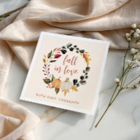 Fall in Love Pumpkin Wreath Baby Shower