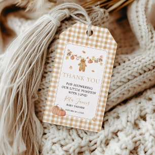 Fall in Love Rustic Baby Clothesline Baby Shower Gift Tags
