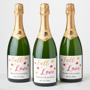 Fall In Love Sparkling Wine Label