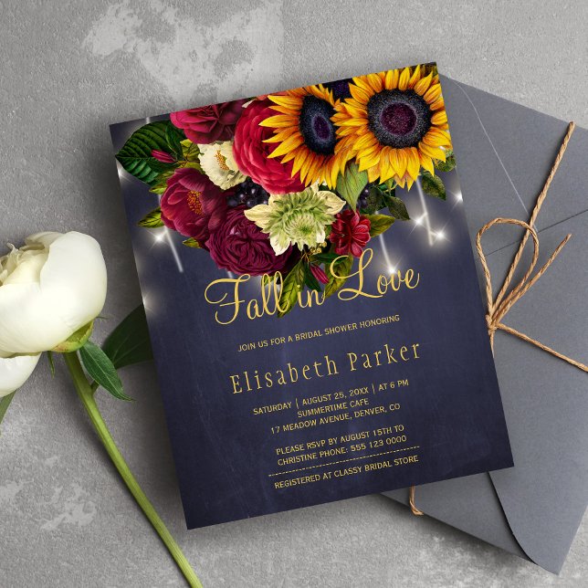 Fall in love sunflower roses BUDGET bridal shower (Creator Uploaded)