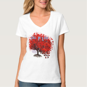 Fall In Love T-shirt Swirls Roots Puzzle Pieces