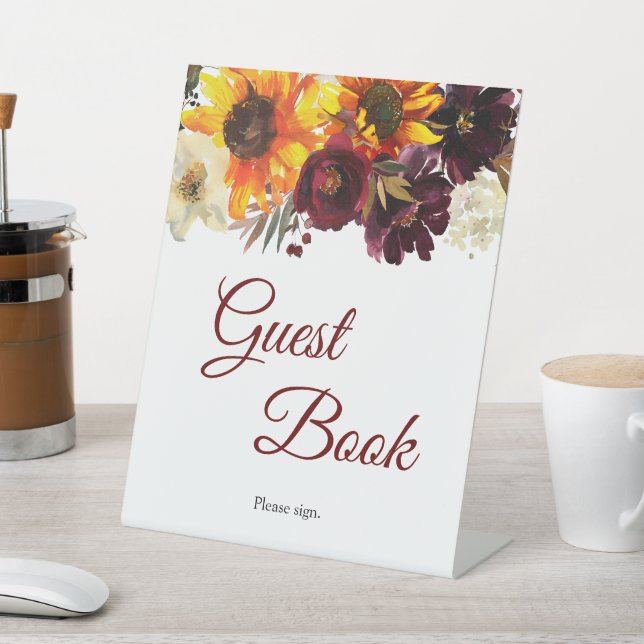 Fall in Love Tabletop Sign (In SItu)