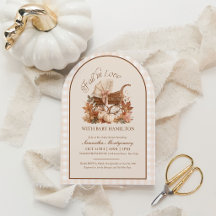 Fall In Love Vintage Carriage Baby Shower