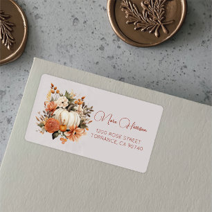 Fall In Love Wildflower Patter  Label