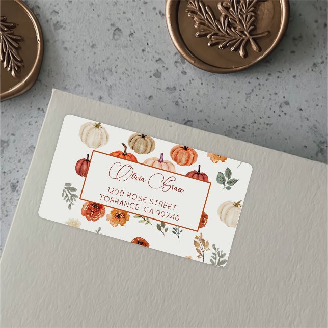 Fall In Love Wildflower Patter  Label (Creator Uploaded)