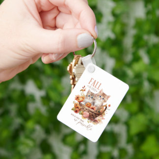 Fall In Love With As Many Things As Possible Key Ring