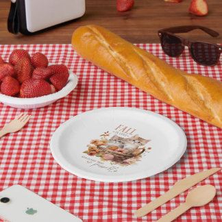 Fall In Love With As Many Things As Possible Paper Plate