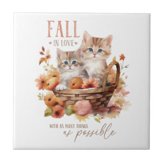 Fall In Love With As Many Things As Possible Tile
