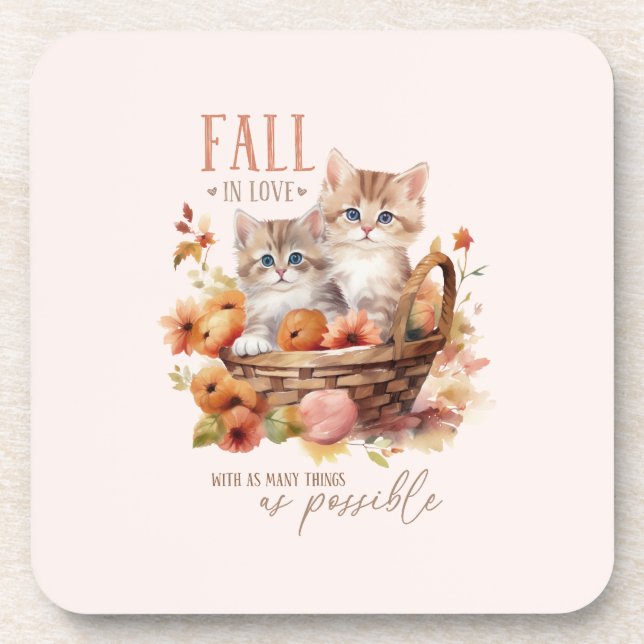 Fall In Love With As Many Things Coaster (Front)