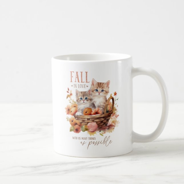Fall In Love With As Many Things Coffee Mug (Right)