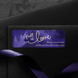 Fall in Love with Autumn   Purple and Gold Address