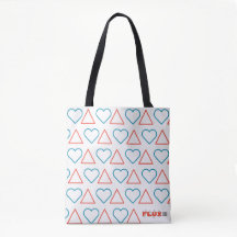 "Fall in Love With Change" All-Over Print Tote Bag
