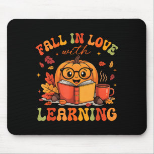 Fall In Love With Learning Autum Thanksgiving Teac Mouse Mat
