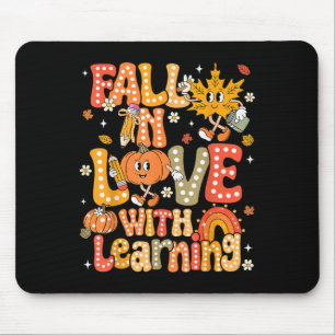 Fall In Love With Learning Autumn Thanksgiving Pum Mouse Mat