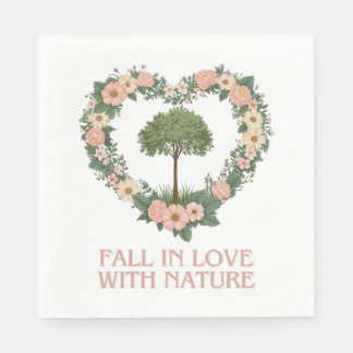 Fall in Love with Nature Napkin