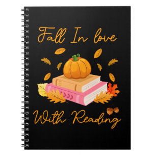 Fall In Love With Reading Book Autumn Pumpkins
