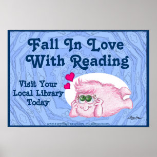 Fall In Love With Reading Poster