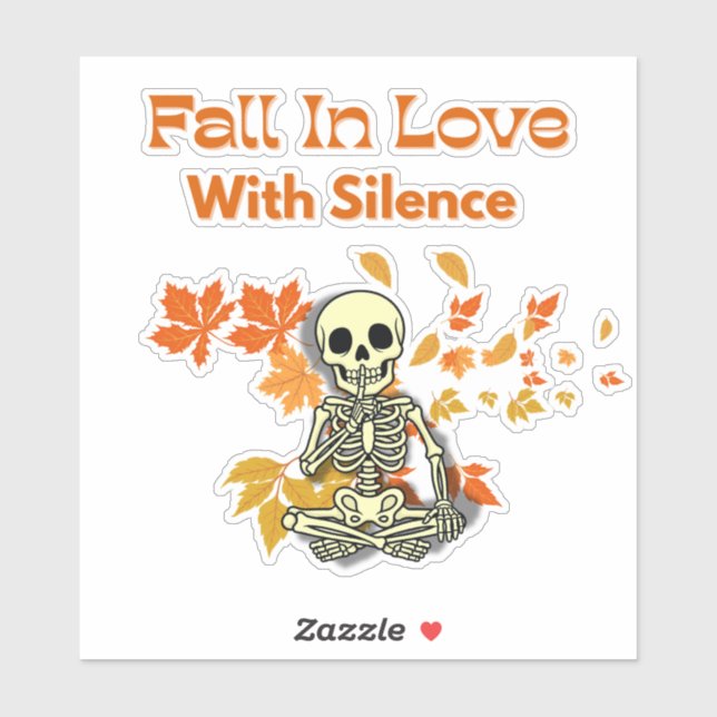 Fall in Love With Silence – Sticker (Sheet)