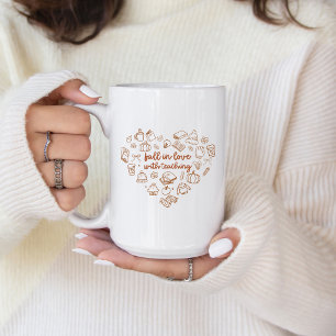 Fall In Love with Teaching   Autumn Coffee Mug