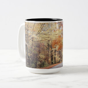 Fall In Pure Michigan Cosy Two-Tone Coffee Mug