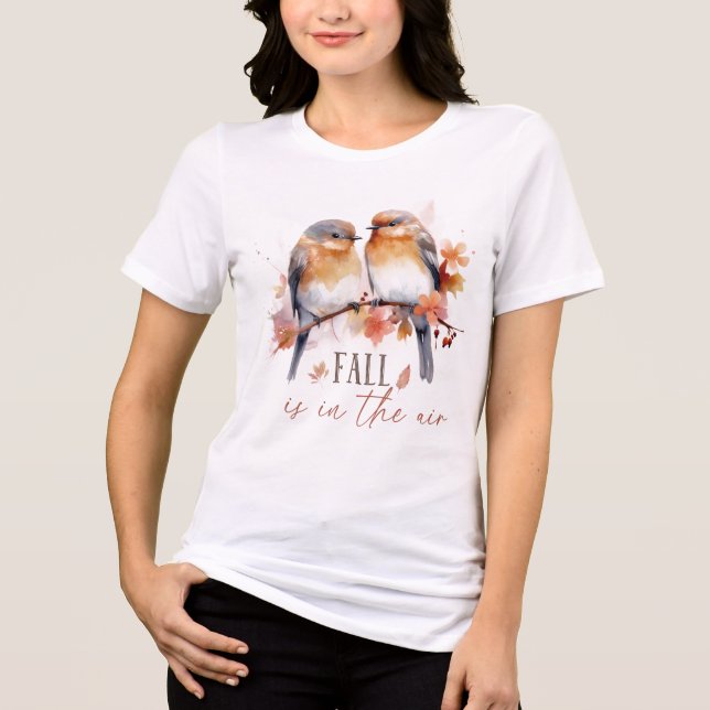 Fall In the Air  Tri-Blend Shirt (Front)
