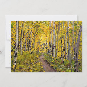 Fall in the Aspen Trees