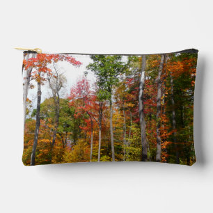 Fall in the Forest Colourful Autumn Photography Accessory Pouch