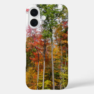 Fall in the Forest Colourful Autumn Photography iPhone 16 Case