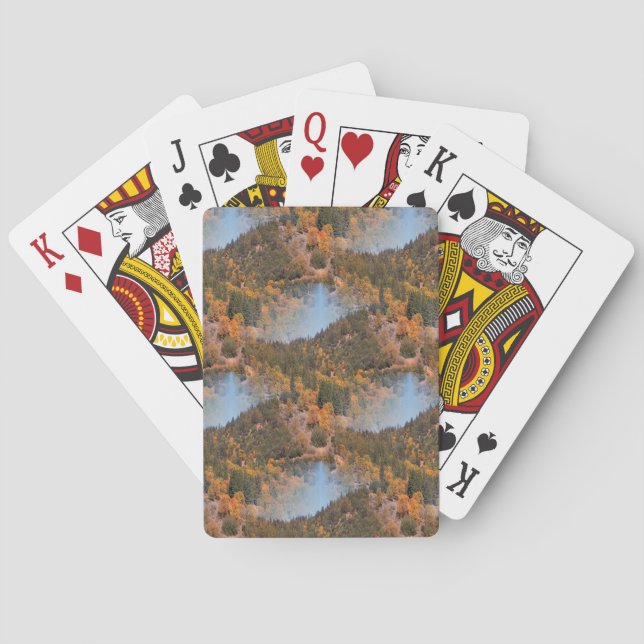 Fall in the mountains... playing cards (Back)