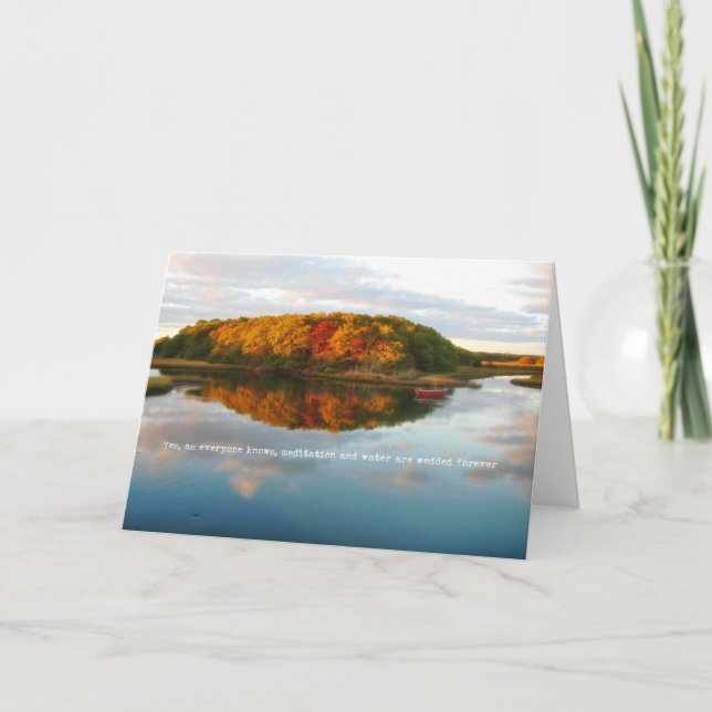FALL IN WELLFLEET Greeting Card (Front)