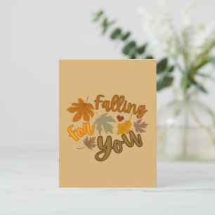 Fall(-ing) For You Postcard