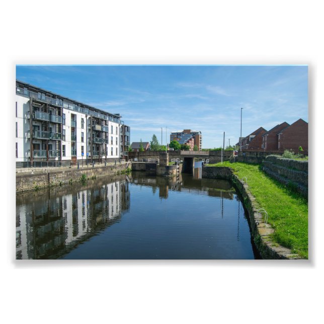 Fall Ings Lock, Wakefield Photo Print (Front)