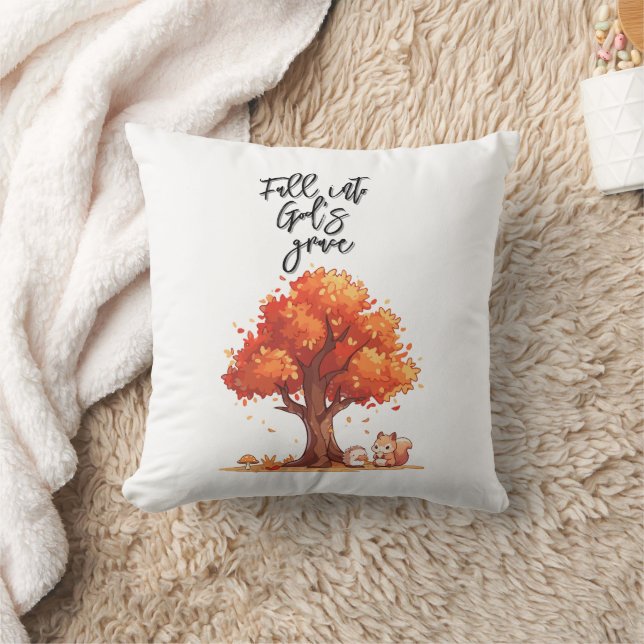 Fall Into God's Grace Cushion (Blanket)