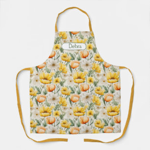 Fall into the Spring Flowers - customised Apron