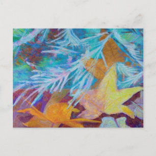 Fall Into Winter Postcard