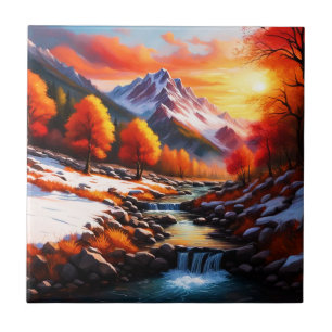 Fall into Winter Tile