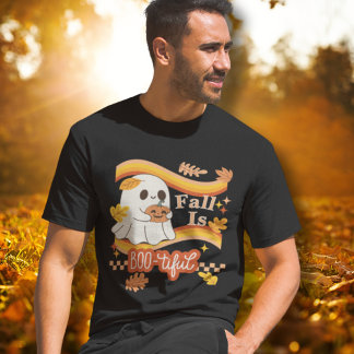 Fall is Boo-tiful - Fall is Beautiful - Ghost  T-Shirt