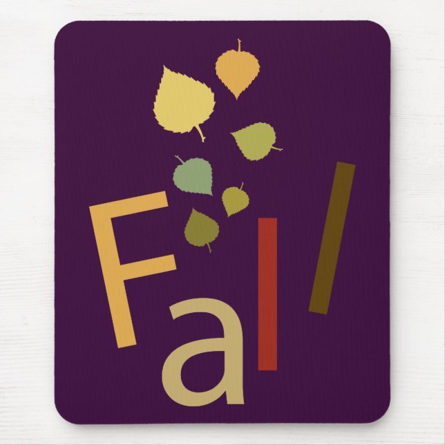 Fall is Falling Mouse Mat (Front)