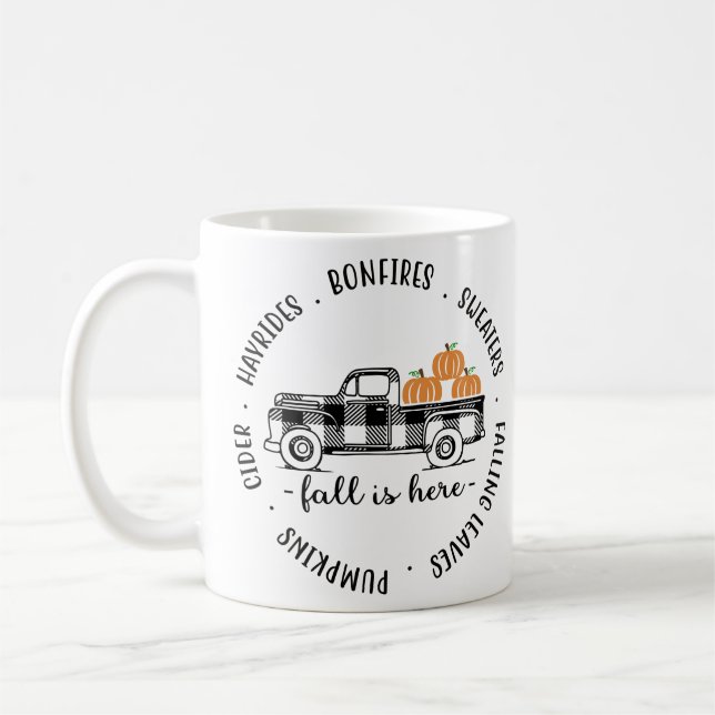Fall Is Here Coffee Mug (Left)