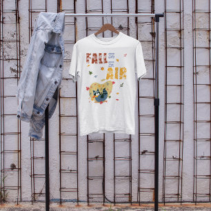 Fall Is In Air With Swinging Racoon T-Shirt