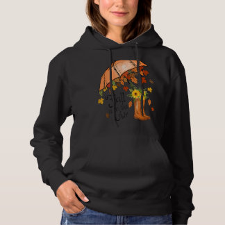 Fall Is In the Air Autumn Fall Leaves Season Hoodie