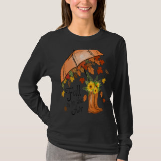 Fall Is In the Air Autumn Fall Leaves Season T-Shirt