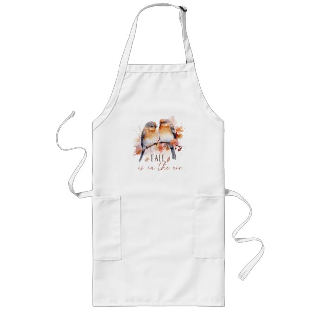 Fall Is In The Air Long Apron (Front)