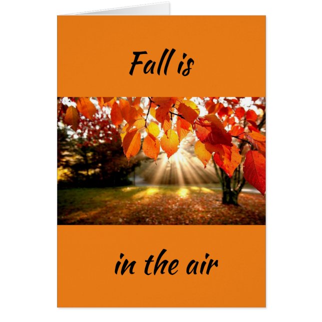FALL IS IN THE AIR/LOVE IS IN MY HEART (Front)