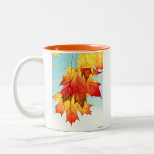 Fall is in the air! Two-Tone coffee mug