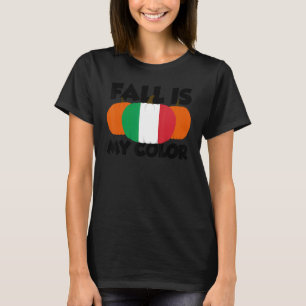 Fall Is My Colour Thanksgiving Pumpkin Italy 2 T-Shirt