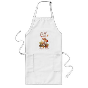 Fall Is My Favourite Colour – Mushrooms & Leaves Long Apron