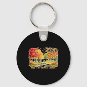 Fall Is My Favourite Colour Season Leaves Hallowee Key Ring