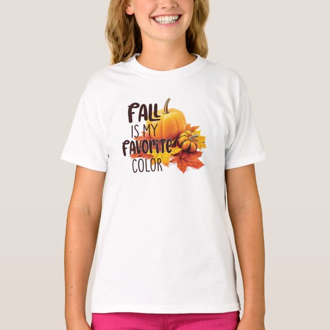 Fall Is My Favourite Colour T-Shirt (Front)